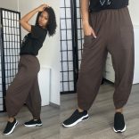 Astra zsebes pamut nadrág-csokibarna