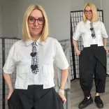 Malena női ing O-A2463 fehér