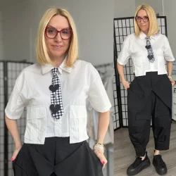 Malena női ing O-A2463 fehér