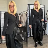 Giulia karcsúsított blézer 25075-8-fekete