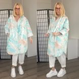 Lux Luna átmeneti steppelt kabát39802-menta