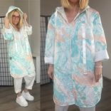 Lux Luna átmeneti steppelt kabát39802-menta