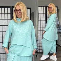 Vintage pamut tunika 3271-menta