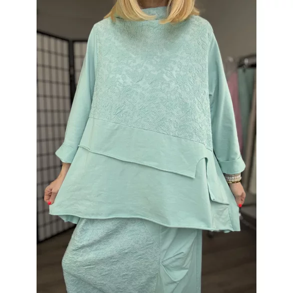 Vintage pamut tunika 3271-menta