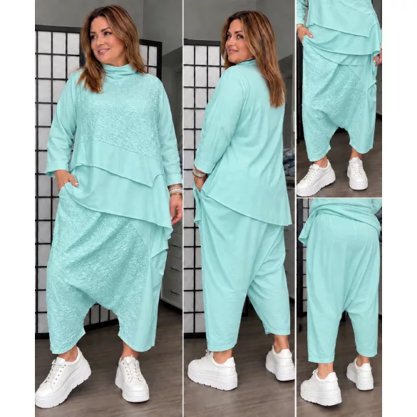 Vintage pamut tunika 3271-menta