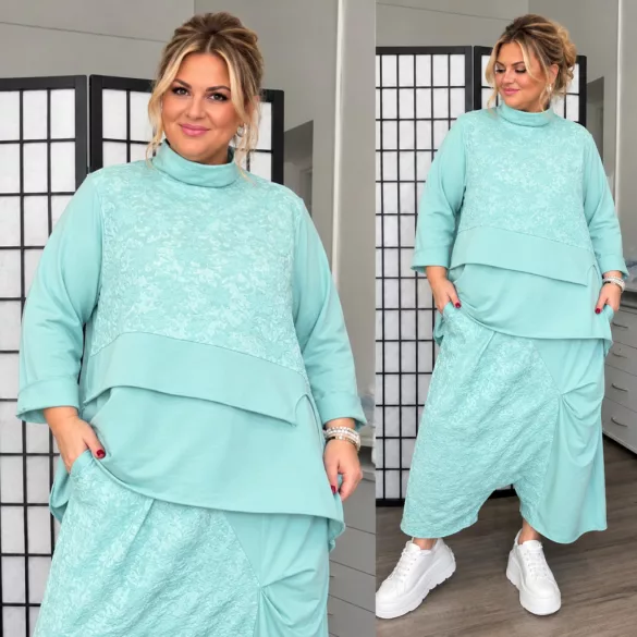 Vintage pamut tunika 3271-menta
