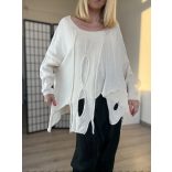 Nona hosszú ujjú kötött felső - bézs