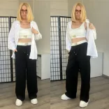 Perfect Life nadrág + top15383-fekete