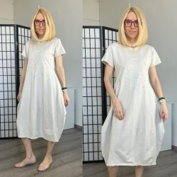 Snoopy rövid ujjú ruha 29108 - bézs