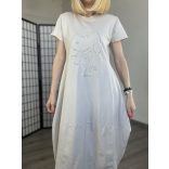 Snoopy rövid ujjú ruha 29108 - bézs