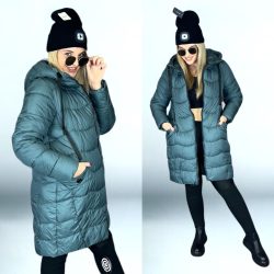 Riga kapucnis télikabát 2390-e petrol