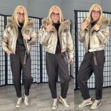 Mandy nadrág övvel 7048 - csokibarna