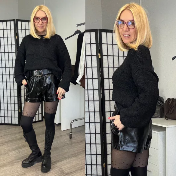 Glamour lakk sort 18257-fekete