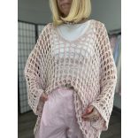 Afrodité kötött felső 73007-rózsaszín/ezüst