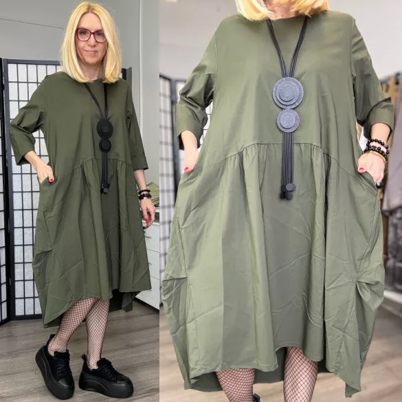 158C elasztikus hagymaruha 53950-khaki