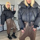 AG Milano steppelt crop dzseki AG1-9201-fekete