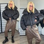 AG Milano steppelt crop dzseki AG1-9201-fekete