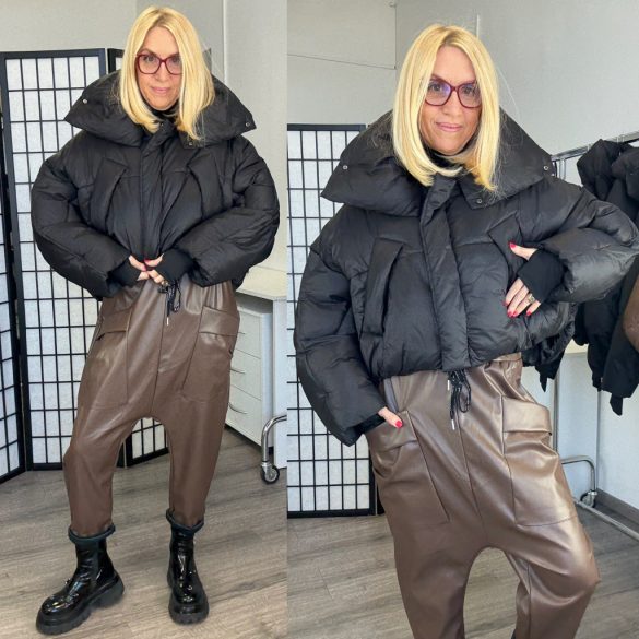 AG Milano steppelt crop dzseki AG1-9201-fekete