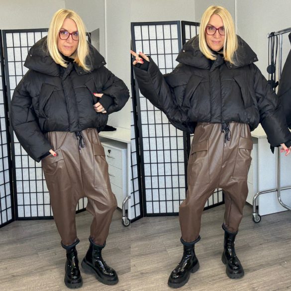 AG Milano steppelt crop dzseki AG1-9201-fekete