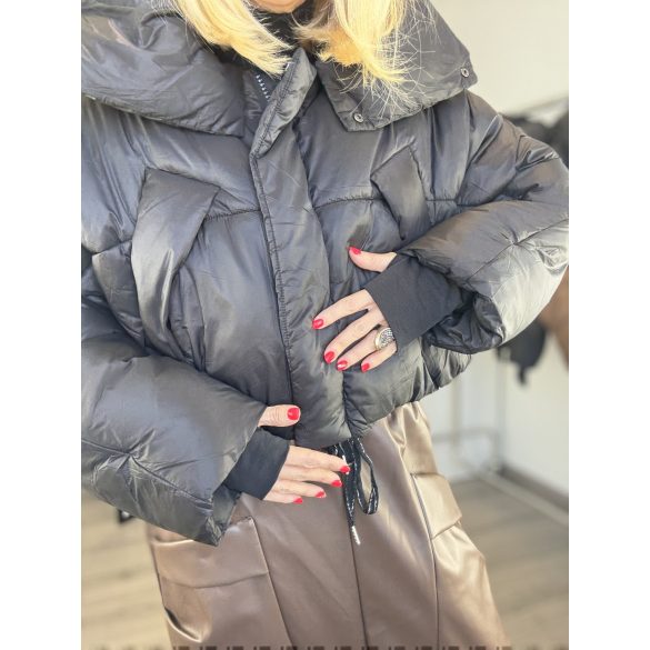 AG Milano steppelt crop dzseki AG1-9201-fekete