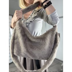 Lina szőrös táska SP9025-taupe