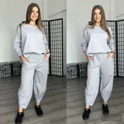 Natura nadrág oversize felsővel 6727-szürke
