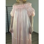 Angel buggyos ujjjú fényes ruha 80003 - barack