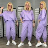 Natura nadrág oversize felsővel  6171-ibolya