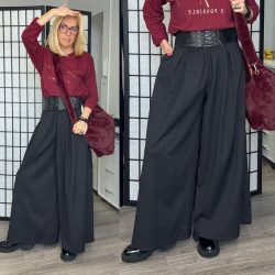 Dorothy bőszárú nadrág 1617-fekete