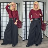 Dorothy bőszárú nadrág 1617-fekete