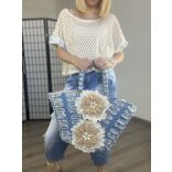 Flora jeans szalmatáskaFB27116