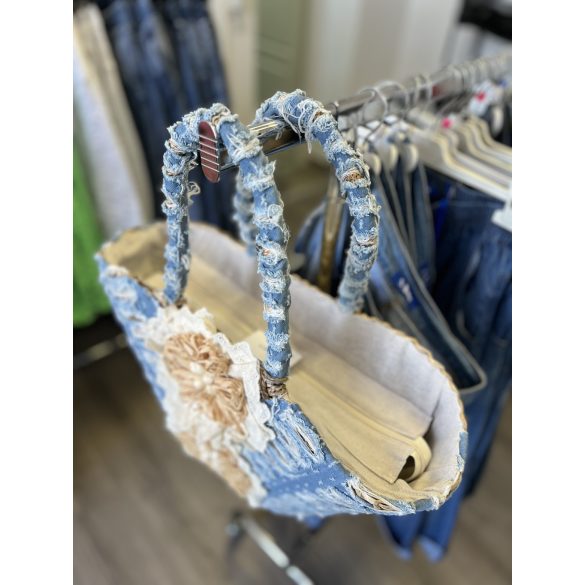 Flora jeans szalmatáskaFB27116