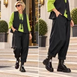 Wendy Trendy elegáns nadrág 791101-fekete