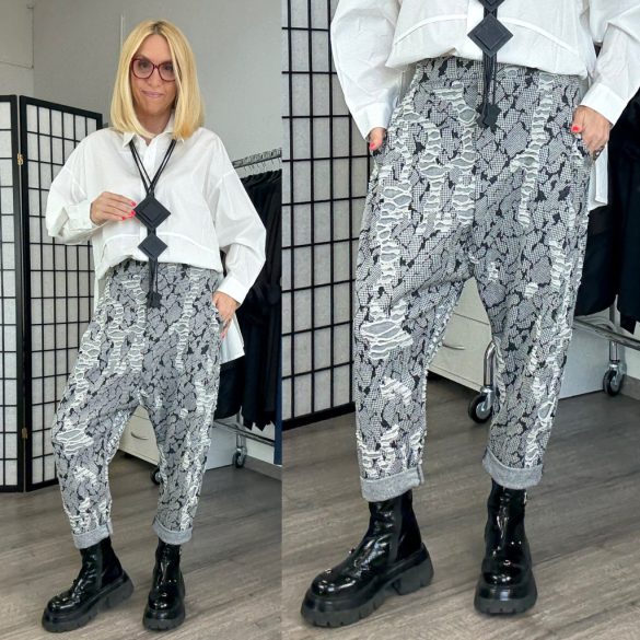 SUN Crash szaggatott ülepes nadrág 6470 - tyúkláb minta