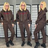 T'estimo I love you  2 részes melegítőszett 6621-712- csokibarna