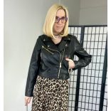 Vopse motoros dzseki arany cipzárral V6362-fekete