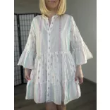 Sumitra fodros pamut ingruha 11127 - fehér